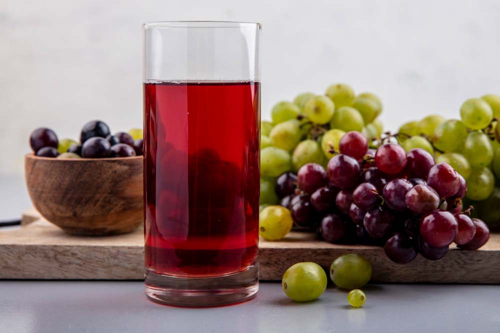 Boisson raisin sportif mineraux glucide recette simple facile jus raisin
