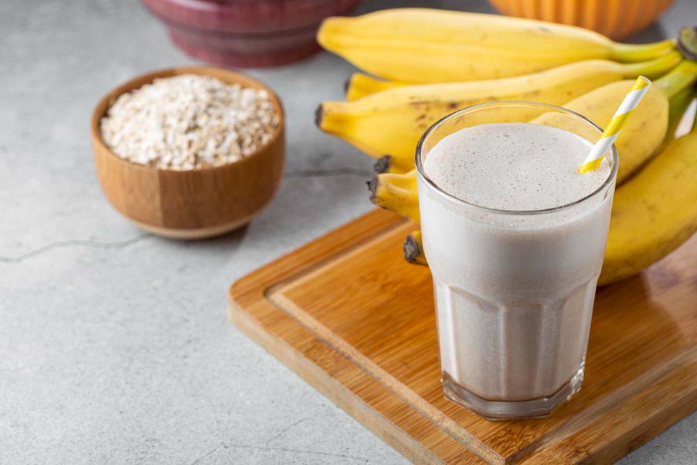 smoothie banane amande facile rapide recette sport